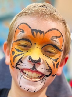 Tiger Face Painting Telford